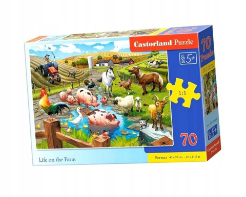 Puzzle 70 el. Life on the Farm Puzzle 70 el. Life on the Farm