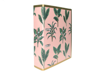 Segregator biurowy formatu A4 75mm METALLIC SATIN GOLD LEAVES