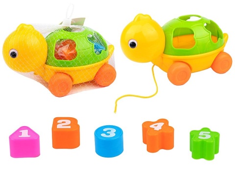 SORTER ŻÓŁW Z KLOCKAMI