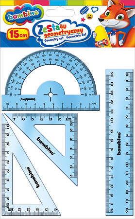 Zestaw geometryczny 15cm 4-el BAMBINO(24)