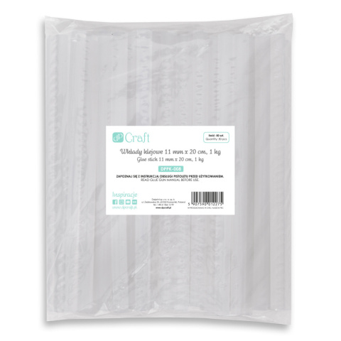 # KLEJ DO PISTOLETU 11MMX20CM op.54szt DPCRAFT # KLEJ DO PISTOLETU 11MMX20CM op.54szt DPCRAFT