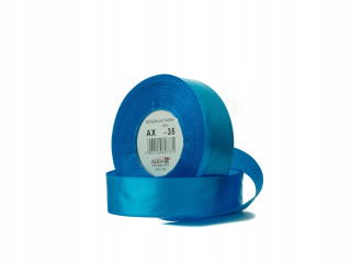 # Wstążka sat. niebieska 25mm/32m 4szt ax25-35