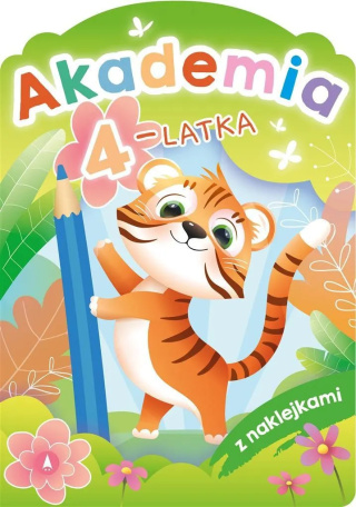 AKADEMIA A4 Z NAKLEJKAMI 4-LATKA