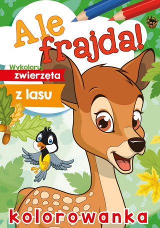 KOLOROWANKA A4/48STR ZWIERZĘTA Z LASU.ALE FRAJDA!