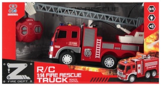 AUTO STRAŻ POŻARNA ZDALNIE STER+WODA 40X21X13 MC