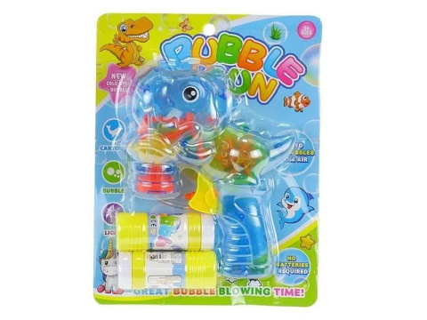 Pistolet do baniek mydlanych ze światłem MIX Pistolet do baniek mydlanych ze światłem MIX