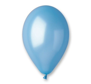 Balony 100szt metalizowane 12'' błękitne