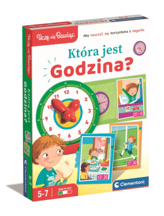 GRA EDUKACYJNA KTÓRA JEST GODZINA? CLEMENTONI
