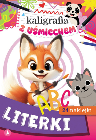 KALIGRAFIA Z UŚMIECHEM. LITERKI+ NAKLEJKI