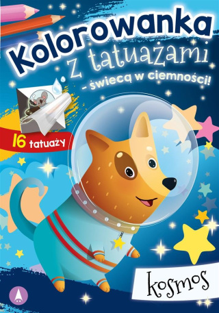 KOLOROWANKA Z TATUAŻAMI. KOSMOS