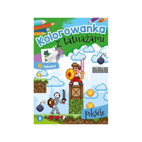 KOLOROWANKA Z TATUAŻAMI. PIKSELE KOLOROWANKA Z TATUAŻAMI. PIKSELE