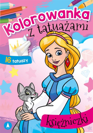 KOLOROWANKA Z TATUAŻAMI. KSIĘŻNICZKI