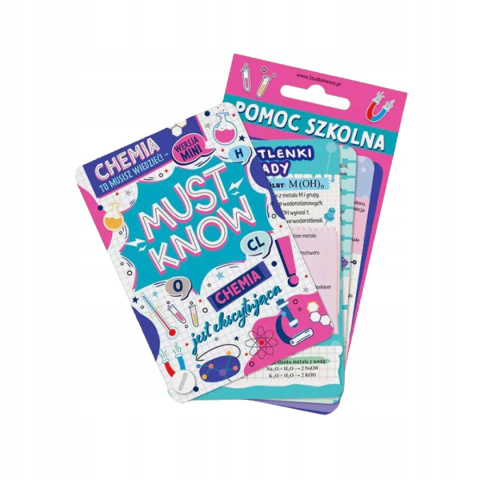 Kieszonka Must Know CHEMIA pomoc szkolna mini Kieszonka Must Know CHEMIA pomoc szkolna mini