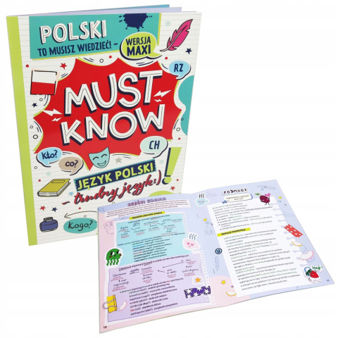 Książka A4 Must Know JĘZYK POLSKI Książka A4 Must Know JĘZYK POLSKI