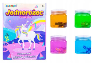 MASA SLIME ŻELOWA Z FIGURKĄ JEDNOROŻCA(12)