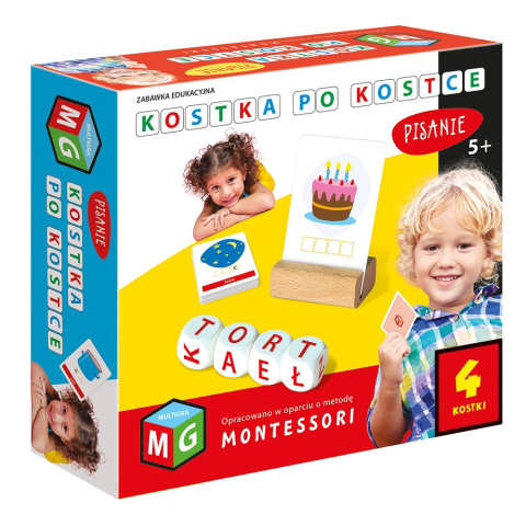 MONTESSORI KOSTKA PO KOSTCE- SŁOWA 5+ MULTIGTRA MONTESSORI KOSTKA PO KOSTCE- SŁOWA 5+ MULTIGTRA