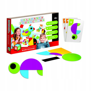 MONTESSORI UKŁADANKA EDUKACYJNA PAPUGA MULTIGTRA