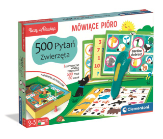 MÓWIĄCE PIÓRO 500 PYTAŃ ZWIERZĘTA CLEMENTONI