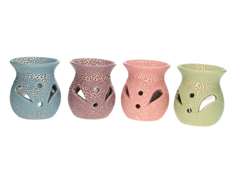 Małe Ceramiczne Popękane Palniki Olejowe - Tekstura 1 sztuka Małe Ceramiczne Popękane Palniki Olejowe - Tekstura 1 sztuka