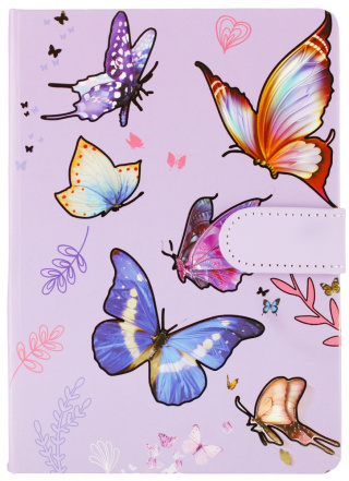NOTES 13X19 MOTYLE ZAPINANY (20)