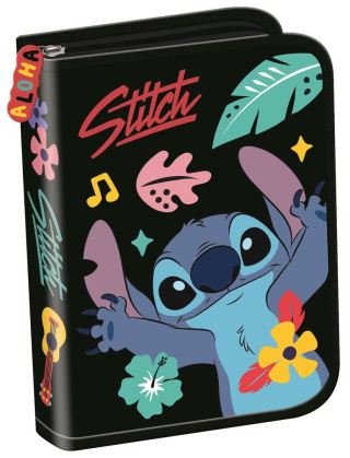 PIÓRNIK DWUKLAPKOWY BEZ WYPOSAŻENIA STITCH BLACK A