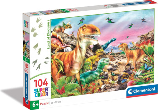 PUZZLE 104EL DINOSAURS CLEMENTONI