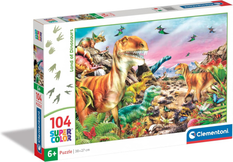 PUZZLE 104EL DINOSAURS CLEMENTONI PUZZLE 104EL DINOSAURS CLEMENTONI