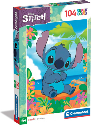 PUZZLE 104EL SUPER KOLOR STITCH CLEM