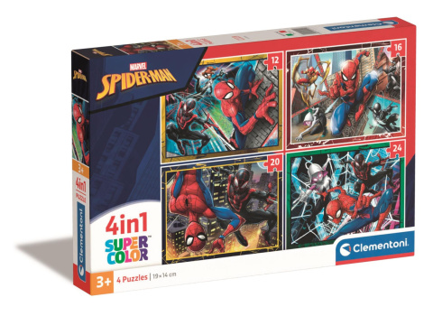 PUZZLE 4W1 SPIDERMAN CLEMENTONI PUZZLE 4W1 SPIDERMAN CLEMENTONI