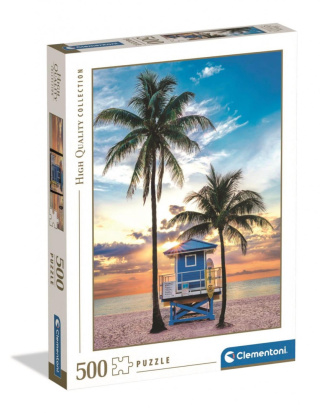 PUZZLE 500EL MIAMI BEACH CLEMENTONI