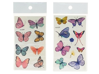 TATUAŻE MOTYLE BLISTER 15X7CM ADAR