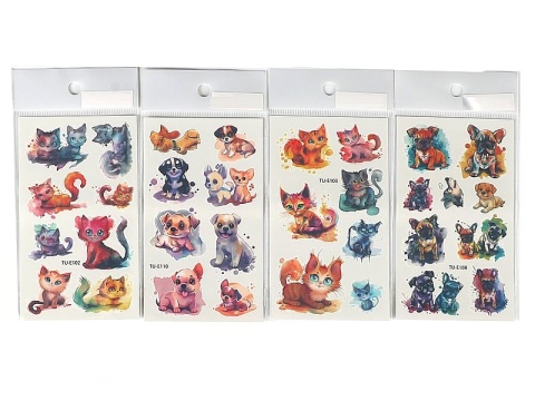 TATUAŻE ZWIERZĄTKA BLISTER 15X7CM ADAR