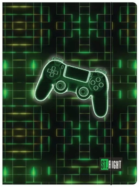 TECZKA Z GUMKĄ A4 300g ST.RIGHT NEON PAD MAJEWSKI