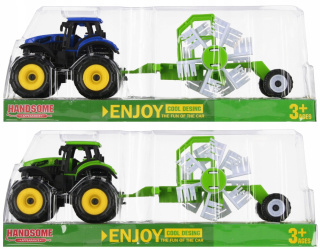 TRAKTOR Z MASZYNĄ ROLNICZĄ 28X11X9 MIX2 KLOSZ