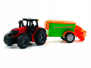 TRAKTOR Z MASZYNĄ ROLNICZĄ 40CM KLOSZ