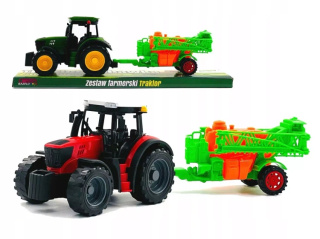 TRAKTOR Z MASZYNĄ ROLNICZĄ OPRYSKIWACZ 40CM