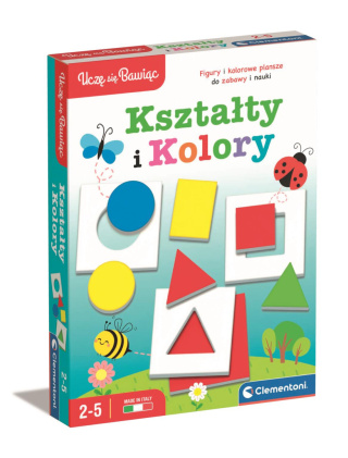 Uczę się bawiąc Kształty i kolory 2+ CLEMENTONI