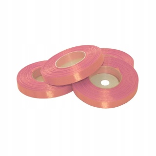 Wstążka sat. pastel róż 12mm/32m kpl.1szt ax12-05