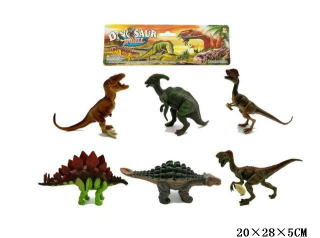 ZWIERZĘTA DINOZAURY 6SZT GAZELO
