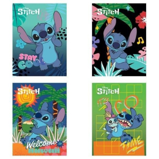 Zeszyt A5 32k linia podwójna dwukolorowa STITCH St.Majewski(15)