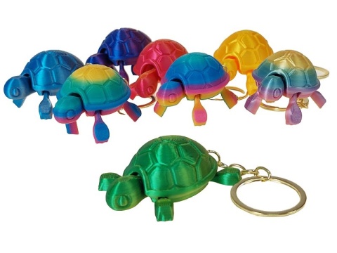 BRELOK 3D ŻÓŁW 6X5CM 1SZT BRELOK 3D ŻÓŁW 6X5CM 1SZT
