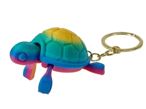 BRELOK 3D ŻÓŁW 6X5CM 1SZT BRELOK 3D ŻÓŁW 6X5CM 1SZT