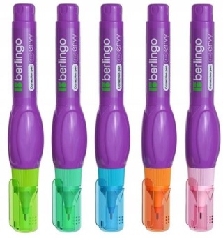 Berlingo Korektor w piórze ''Envy '' 8 ml, metalowa końcówka (20)