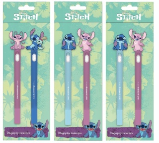 DŁUGOPIS ŚWIECĄCY STITCH 2SZT/BLISTER BENIAMIN