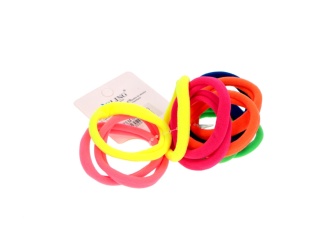 GUMKI DO WŁOSÓW NEON 12SZT(12)