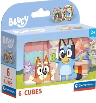 KLOCKI OBROTOWE 6EL 2+ BLUEY CLMENTONI