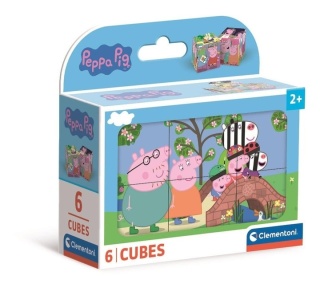 KLOCKI OBROTOWE 6EL 2+ PEPPA PIG CLMENTONI
