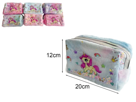 KOSMETYCZKA Z JEDNOROŻCEM 12X20CM (12) KOSMETYCZKA Z JEDNOROŻCEM 12X20CM (12)