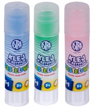 Klej w sztyfcie Astra (24) transpar.pastel 15g