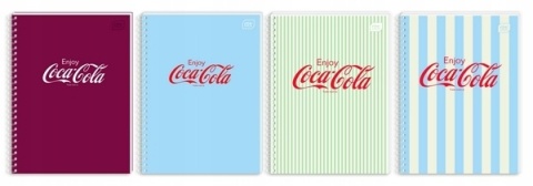 Kołozeszyt A6 80# Soft Touch Coca Cola(10)